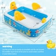 thumbnail image 7 of Infans Inflatable Swimming Pool Duck Themed Kiddie Pool w/ Sprinkler for Age 3+, 7 of 7