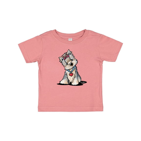 Inktastic Butternut Yorkie Boys or Girls Baby T-Shirt