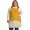 Yellow, variant on Boho Half Sun Kitchen Aprons for Women with 2 Pockets, 35"x47" Minimalist Cream Sunburst Ochre Background CrossBack Adjustable Straps Cooking Aprons, Bib Apron for Baking Gardening
