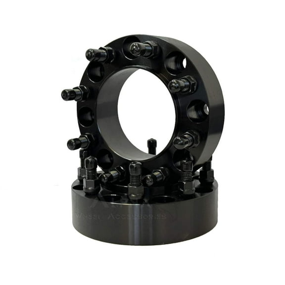 2Pc Hub Centric 8x6.5 To 8x180 Wheel Adapters 2" Thick For Chevy GMC 2500 HD 3500