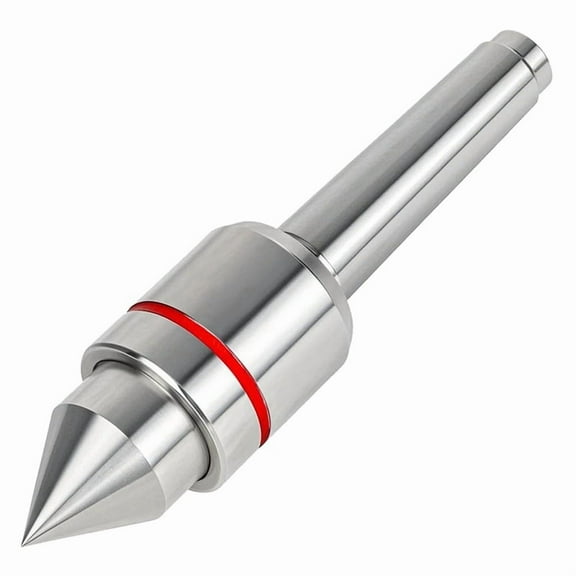 Heavy Duty 60° MT2 Live Center, 2MT Morse Taper  Rotary Live Revolving Milling Center Taper Lathe Tool