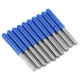 thumbnail image 3 of 10 brocas profesionales de acero de tungsteno de 3,175 mm para tallado y grabado en madera (45° x 0,1 mm), 3 of 14