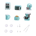 thumbnail image 2 of Juego de electrodomésticos de cocina en miniatura, juguetes de cocina, regalo para niñas y niños, juego de simulación, juguetes de casa de muñecas, de Azul, 2 of 8
