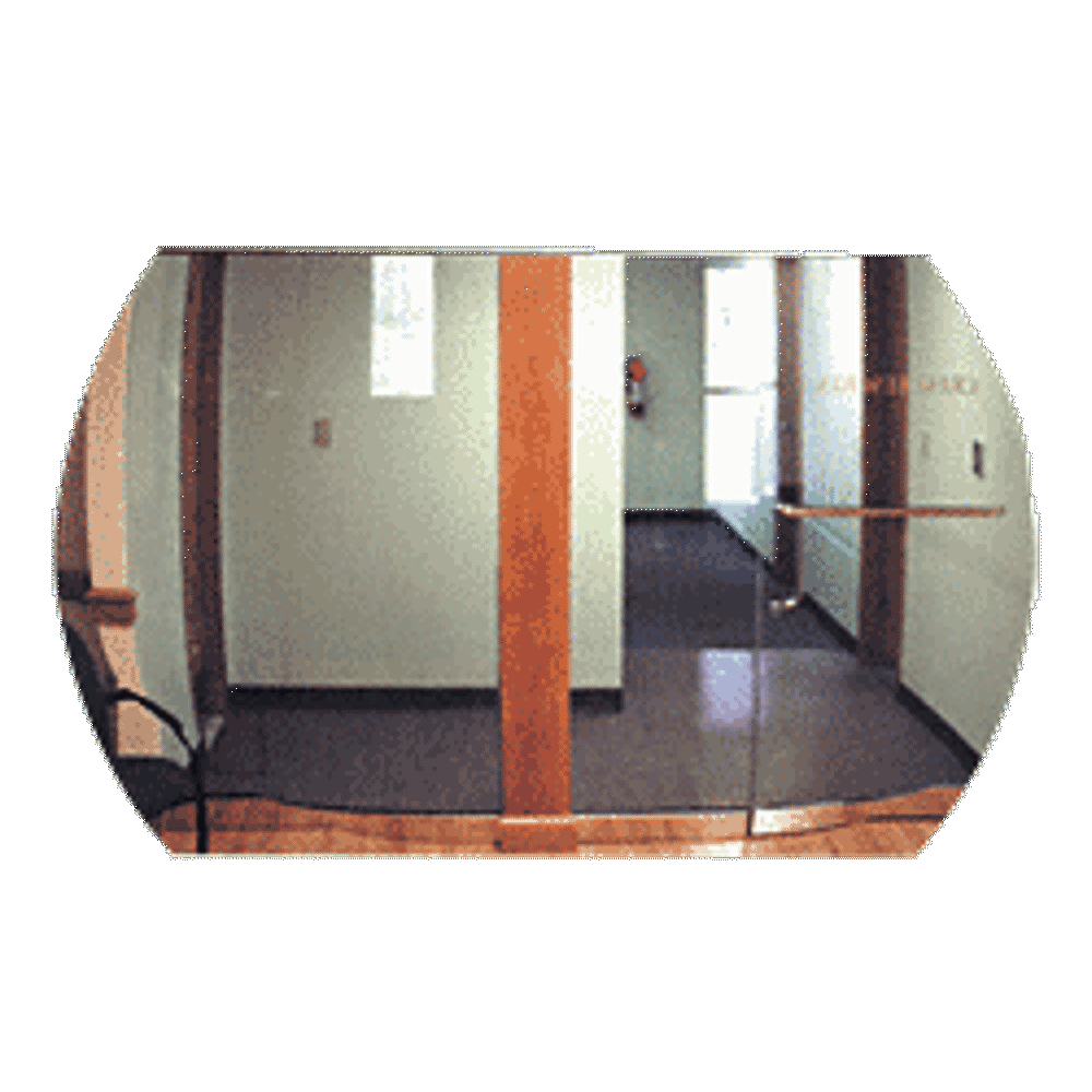 CRL TPLX2030 20" x 30" Diameter Indoor Clear Acrylic Rectangular Convex