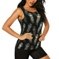 thumbnail image 2 of Bixox Women's Jellyfish Printed Sleeveless Fitness Workout Running Quick-Dry Tank Top, 2 of 7
