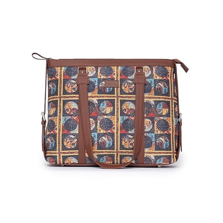 Vegan Leather Women's Office Bag for 15.6 inch Laptop, MacBook