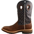 thumbnail image 3 of Men's Twisted X MXBW001 12" Western Waterproof Work Boot Mocha/Navy Full Grain Leather 7.5 D, 3 of 5
