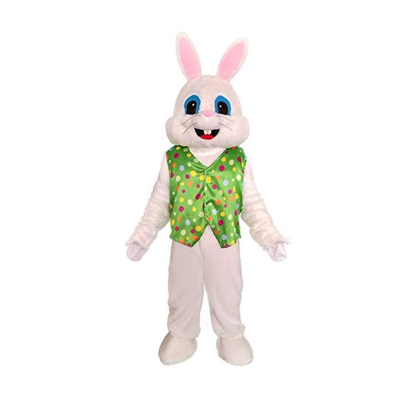 Disfraz de conejito de pascua caliente para adultos, mascota de Halloween para adultos