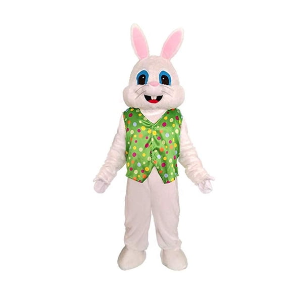 Disfraz de conejito de pascua caliente para adultos, mascota de Halloween para adultos