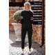 thumbnail image 2 of Conjunto Deportivo PRETTYGARDEN 2 Piezas Leopardo Negro XL, 2 of 6