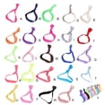 thumbnail image 1 of Hair Ring Seamless High Elasticity Knotted Adjustable Ponytail Holder Colorful Hairs Rope Scrunchies Accessories Multi Color Orange, 1 of 7