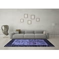 thumbnail image 3 of Ahgly Company Machine Washable Indoor Rectangle Animal Blue Modern Area Rugs, 6' x 9', 3 of 4