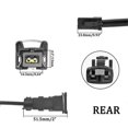 thumbnail image 3 of 59810-C1000 59830-C1000 59910-C1000 59930-C1000 ABS Speed Sensor Front Rear for 1.6 2.0 2.4 2015-2017, 3 of 5