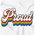 thumbnail image 2 of Inspirational Proud Gay Pride Rainbow Unisex Plus Fleece Graphic Sweatshirt Brisco Brands 5X, 2 of 5