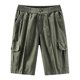 thumbnail image 2 of pstuiky Pantalones cortos para hombre, Pantalones cortos deportivos de moda para hombre, multibolsillos, informales, de verano, con cintura elástica Pantalones cortos para correr para hombre, 2 of 9