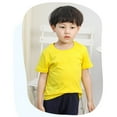 thumbnail image 6 of Xmarks Unisex Infant Baby Crew Neck T-Shirt  Toddler Short Sleeve Solid Color Tees Shirts for Boys Girls 2-10T, 6 of 7