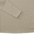 thumbnail image 6 of Spring Savings GaThRRgYP Mens Tops Clearance $5,Men Fashion Plaid Casual Solid Round-Neck Long Sleeve with Blouses Shirts, 6 of 6