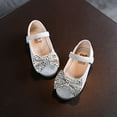 thumbnail image 4 of Otqutp Children Breathable Dance Shoe Toddler Kids Baby Girls Soft Princess Butterfly Knot Leather Flat Shoes for 1 to 7 Years, 4 of 8