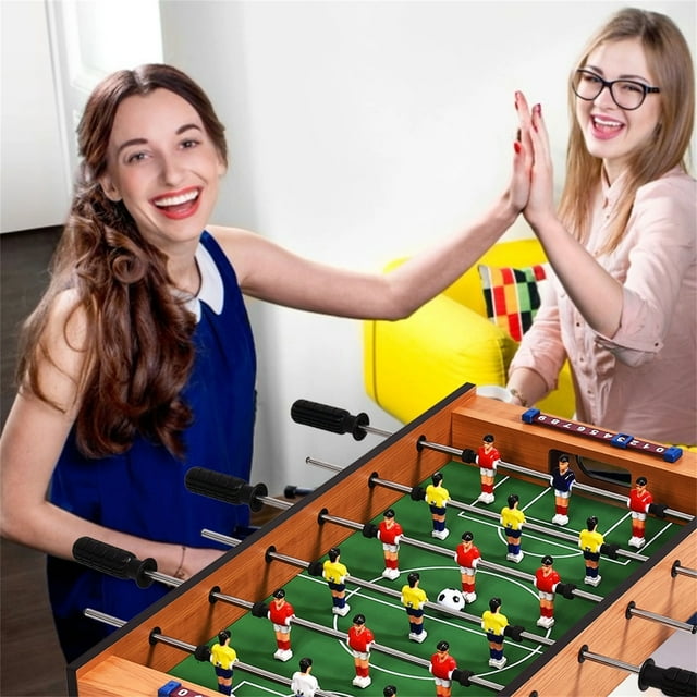 Costway Mesa Multijuegos 2 en 1 Mesa de Futbolín Hockey Incluye Marcador Mesa para Salón de Juegos 69 x 36 x 10 cm