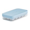 thumbnail image 2 of Bandeja para cubitos de hielo con tapa y recipiente, ahorradora de espacio portátil, máquina de hielo apilable para 15 Rejillas Azul, 2 of 9