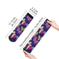 thumbnail image 4 of Fuzoiu Paint Butterflies Print Adult Socks, Crew Moisture-wicking Socks, Unisex Cushion Crew Socks,Casual Sports Ankle Socks, 4 of 7