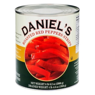 Lanières de Piments Rouges Rôtis Daniel's 2,84 L