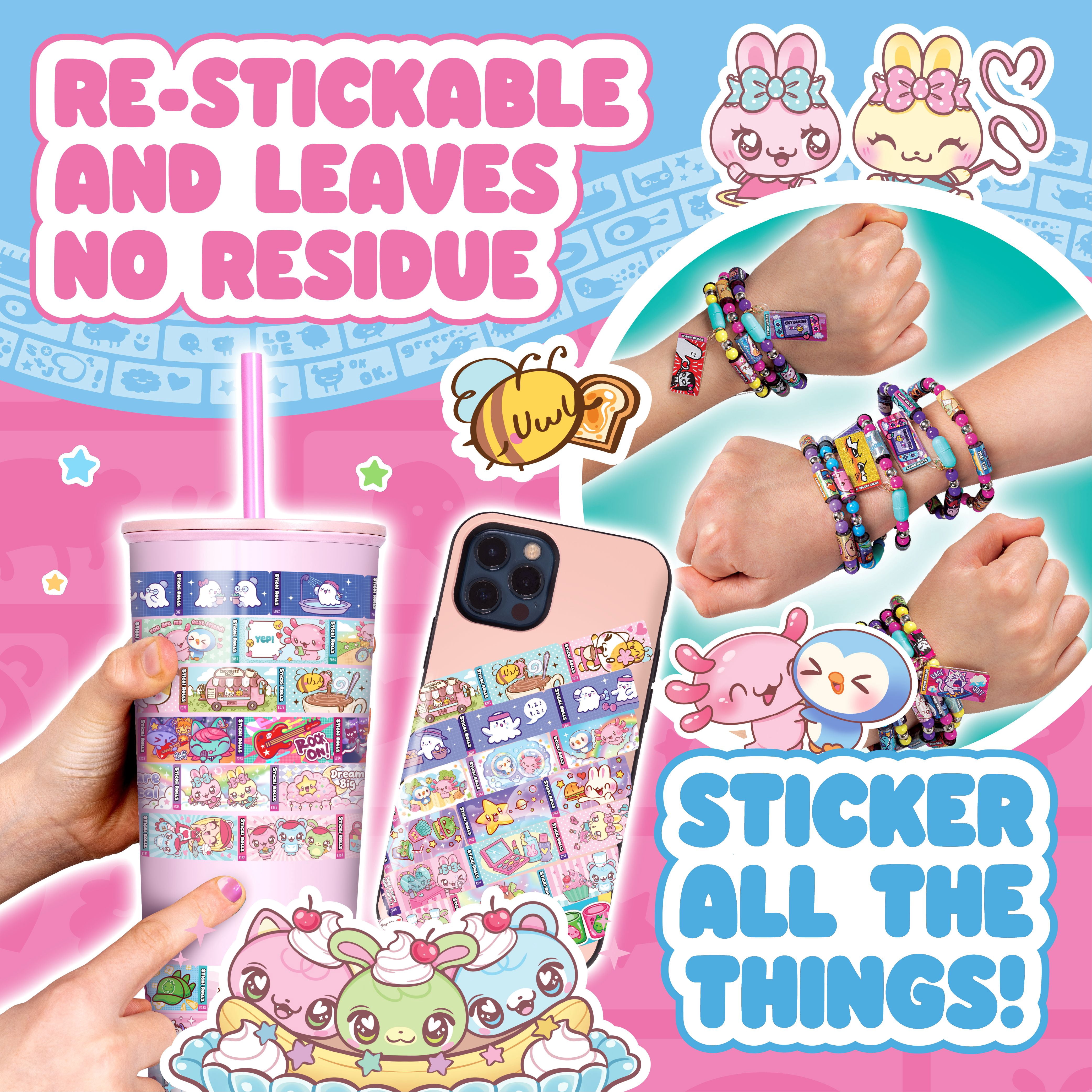 Sticki Rolls - BFF Sticki Band Capsule Art & Craft Kit with Bracelet Materials