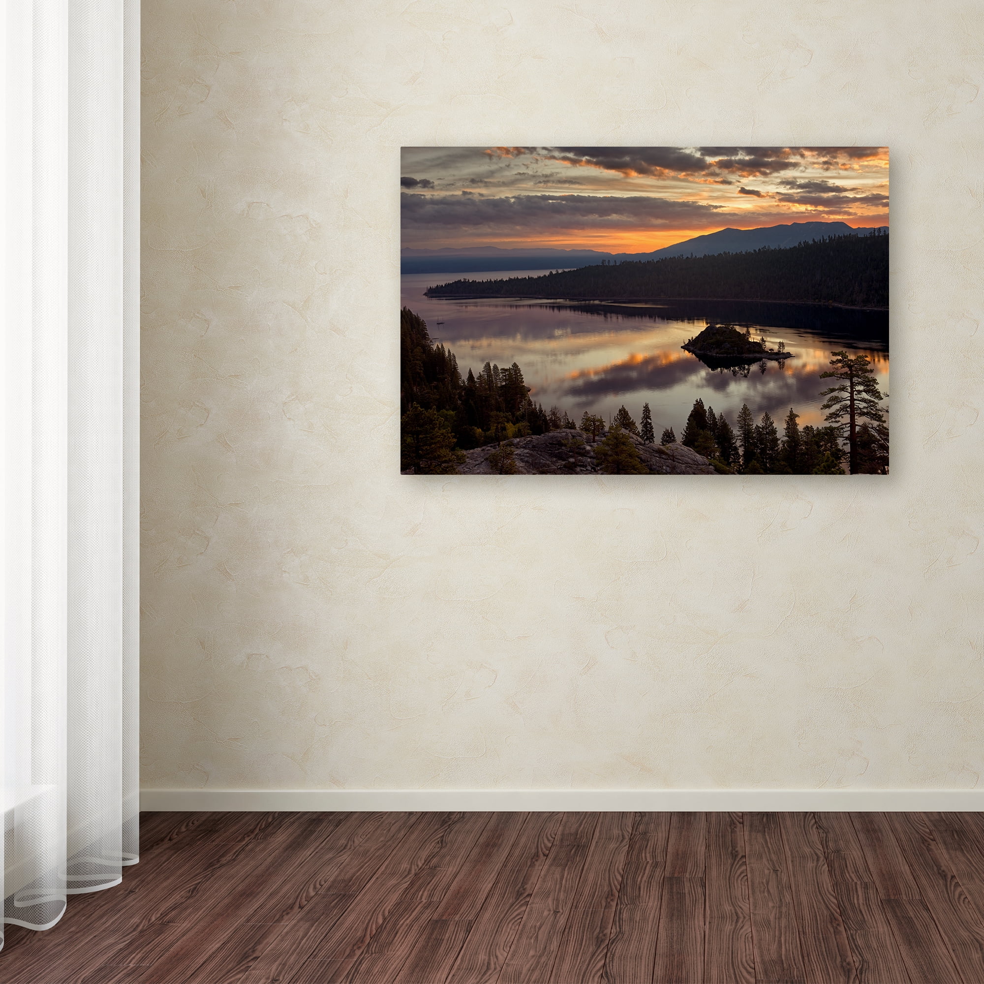 Trademark Fine Art 'Emerald Bay' Canvas Art by Mike Jones Photo