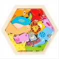 thumbnail image 1 of Wooden Jigsaw Puzzle Children'S Intelligence Puzzle Animal Style, 1 of 5
