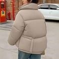 thumbnail image 4 of DAFPZW Oversized Winter Coats for Women Lightweight Puffy Warm Quilted Padded Down Puffer Jacket Outerwear with Pockets, 4 of 8