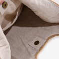 thumbnail image 5 of Firefly hope Bolso de hombro tejido para mujer, bolso de mano y neceser, elegante bolso de playa de verano, 15,7 x 12,59 x 0,78 pulgadas (beige)., 5 of 5