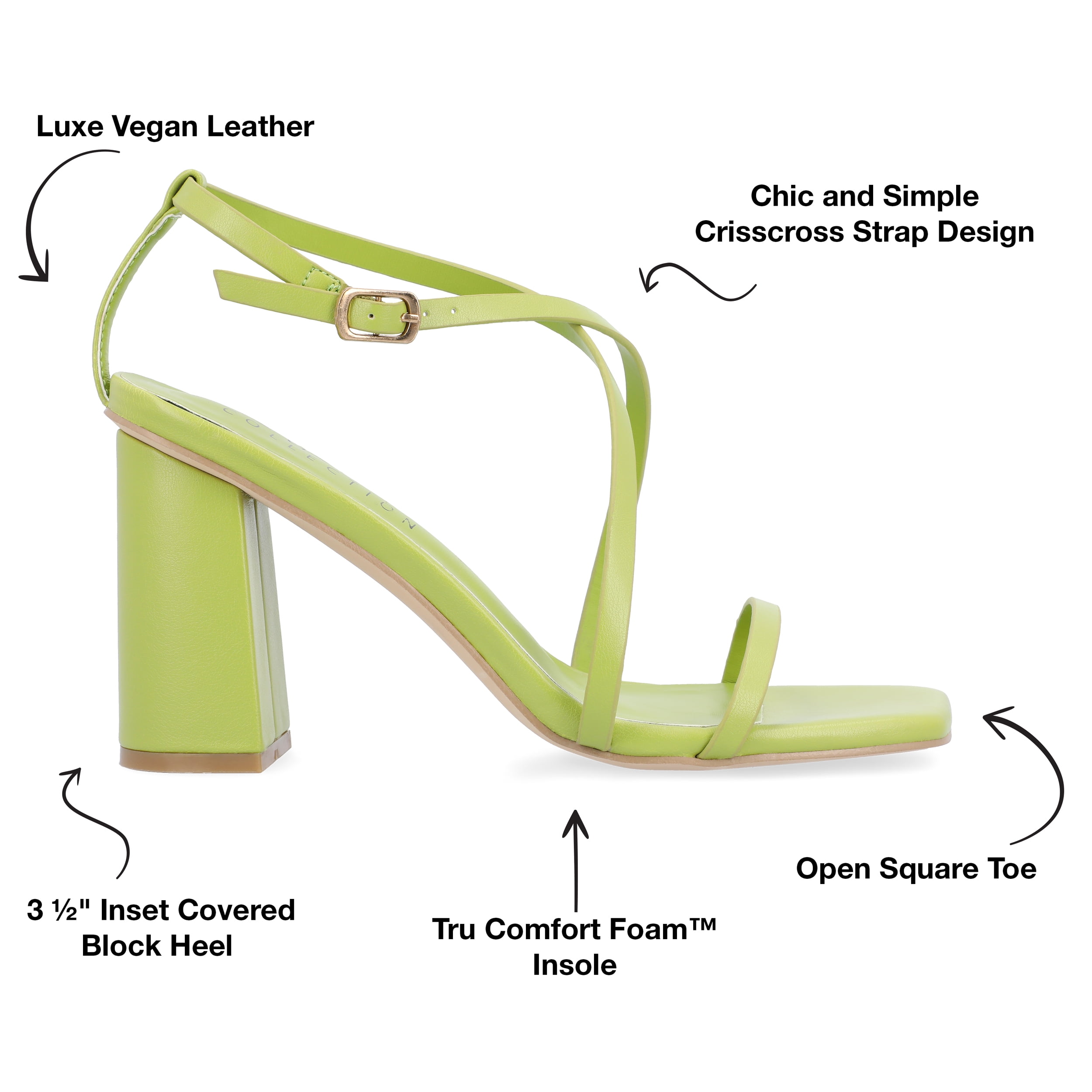 Journee Collection Womens Lenorra Tru Comfort Foam Covered Block Heel Sandals