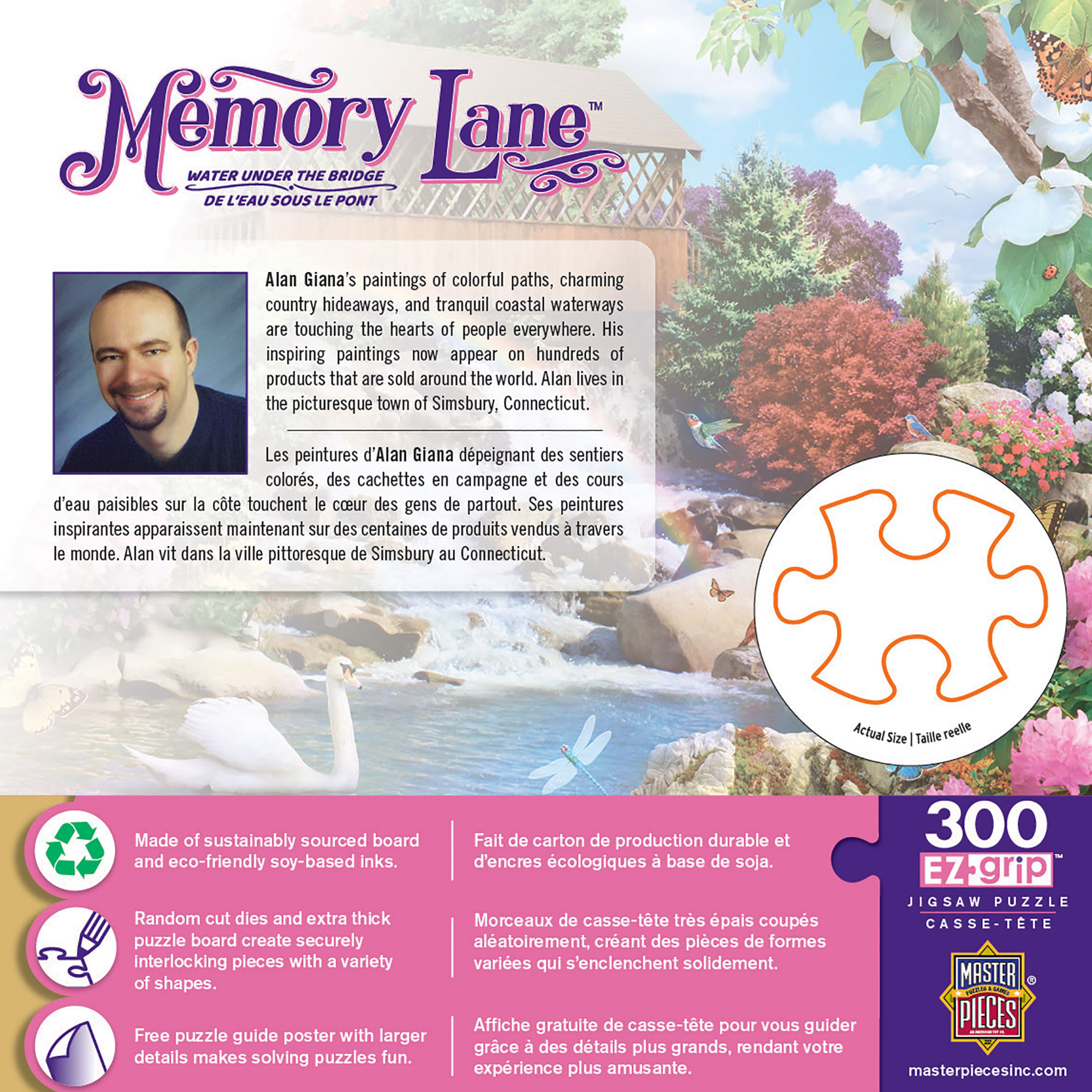 Memory Lane - Water Under the Bridge 300 Piece EZ Grip Puzzle