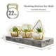 thumbnail image 2 of Estantes flotantes Sorbus para pared, baño y cocina, color gris, paquete de 2, 2 of 9