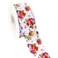 thumbnail image 1 of New Designs 50 Yards Flower Pattern Printed Grosgrain satin Ribbon DIY Hairs Accessories Jiayi, 1 of 7
