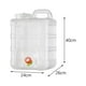 thumbnail image 3 of Contenedor de agua para acampar con grifo, botella de agua para uso en el jardín, en casa o picnics. 20L, 3 of 9