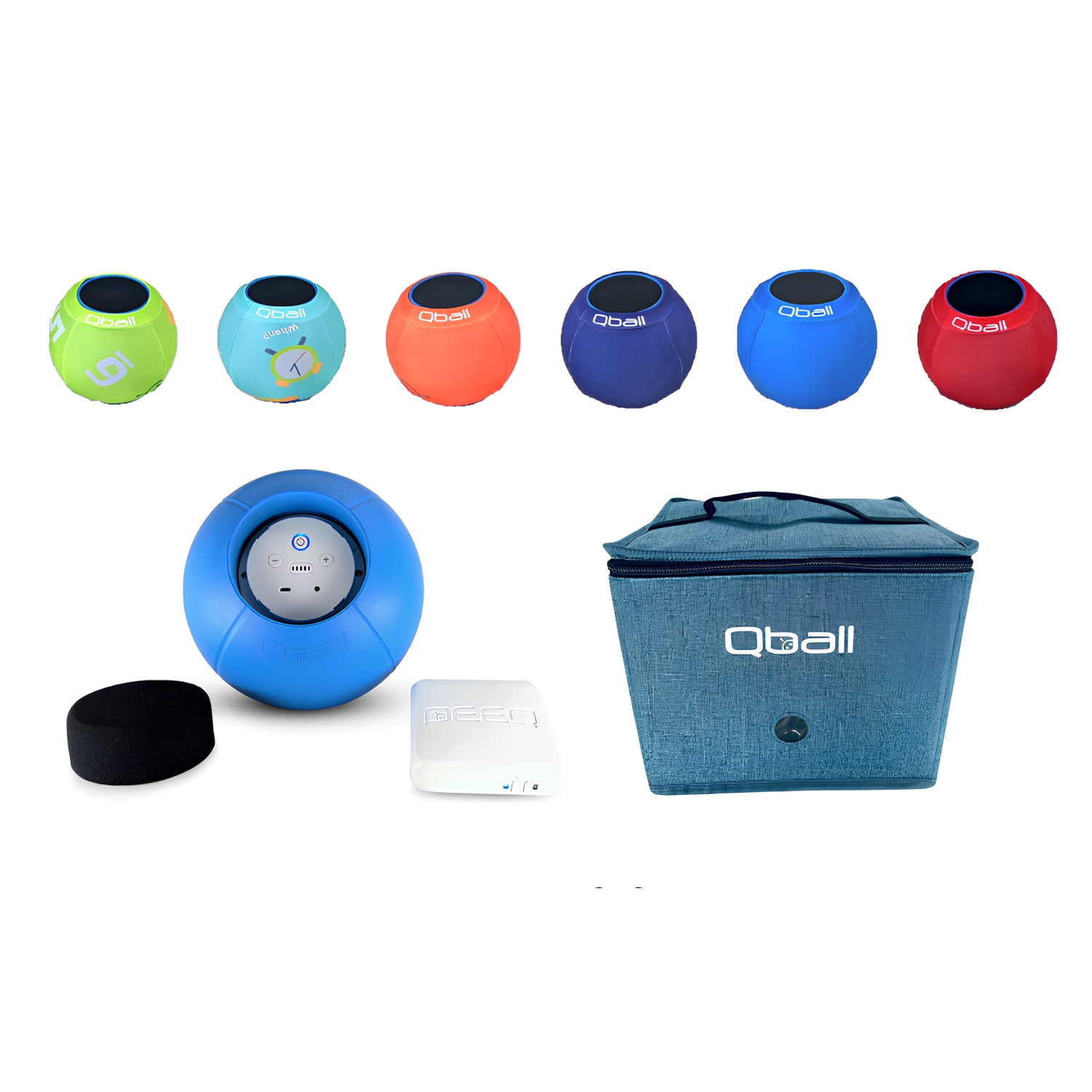 Qball PRO Throwable Wireless Microphone System Bundle with Cover and