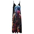 thumbnail image 3 of Octopus in The Mysterious Ocean Sleeveless Dress Women's Luxury Party Dress Birthday Dresses for Women, 3 of 6