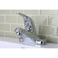 thumbnail image 4 of Kingston Brass KB541B Robinet de Lavabo à Poignée Unique 4 Po. avec Bonde en Laiton, 4 of 4