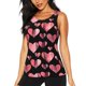 thumbnail image 1 of Fotbe Hearts Blusas Sin Mangas para Mujer – Estilo Casual, Corte Suelto, Slim-Fit, Cuello Redondo Deportivo, Tops de Verano para Gimnasio y Yoga-Large, 1 of 7