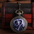thumbnail image 3 of MasteelfCA Vintage Pocket Watch Ghost Pocket Watch Chain Retro Pocket Watch Gift (Bronze), 3 of 8