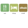 thumbnail image 2 of CafePress - Eat Sleep Crash Cars Infant Bodysuit - Baby Light Bodysuit, Size Newborn - 24 Months, 2 of 4