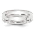 thumbnail image 3 of Platinum 6mm Comfort-Fit Milgrain Wedding Band Ring Size 9, 3 of 6