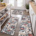 thumbnail image 2 of Pioneer Flower Floral Print Pattern Kitchen Rugs Sets Of 3,Kitchen Runner Rugs Non Skid Washable,Decorative Kitchen Floor Mats for Kitchen,Sink,Laundry,17"x30"+ 17"x47" + 17"x59", 2 of 6