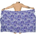 thumbnail image 3 of HAPPY BAY Men's Pareo Standard Surfing Sarong Full Beach Wrap One Size Dodger, Sun Summer Vacation Party, 3 of 3
