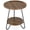 Brown, variant on Resenkos Sofa Side End Table, End Table, Couch Table,Round End Table, 2-Tier Side Table Accent Table with Metal Legs,Brown