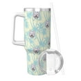 thumbnail image 2 of Pofeuu French Bulldog 3 Print 40oz Ice Bully With Handle And Straw Stainless Steel Vacuum Insulated Cup And 2 In 1 Straw Lid, 2 of 8