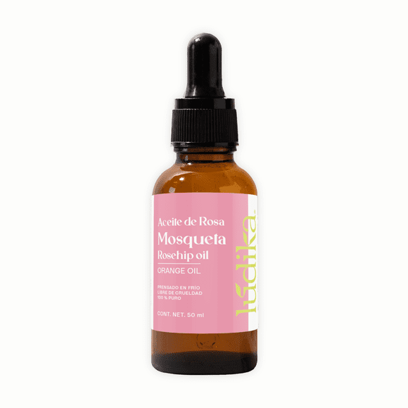 Aceite de Rosa Mosqueta 50 ml | Lúdika | Previene Cicatrices y Estrías | Regenera y Reafirma la Piel | Elimina Manchas | Estimula Circulación