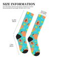 thumbnail image 2 of Compression Socks For Women And Men - Swim Capybaras Orange Compression Socks Circulation For Workout, 2 of 2