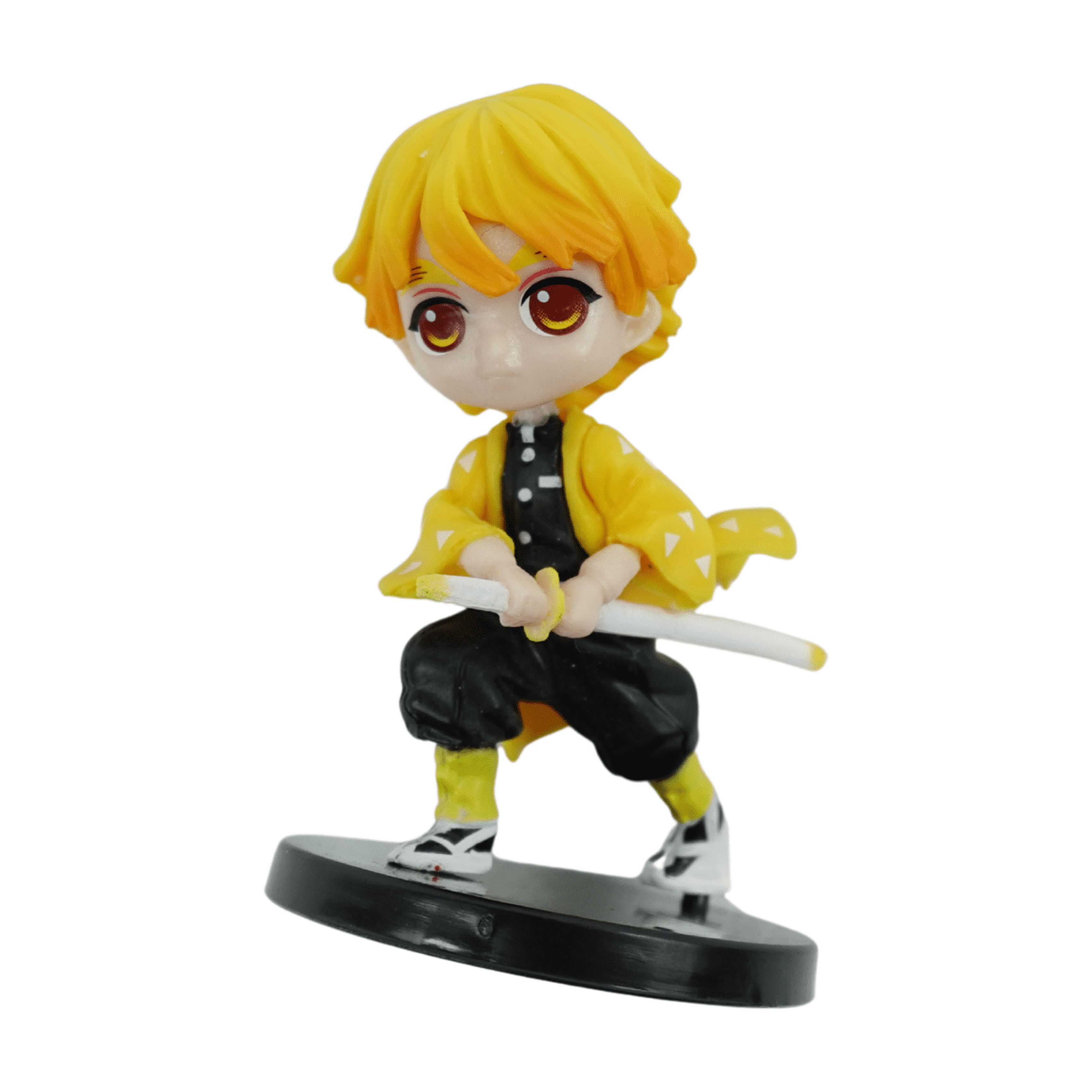 Figurine Cake Topper, 6 pcs Demon Slayer Cake Topper, Cartoon Cake Decorations for Anime Fans, Demon Action Figures, for Birthday Party Supplies